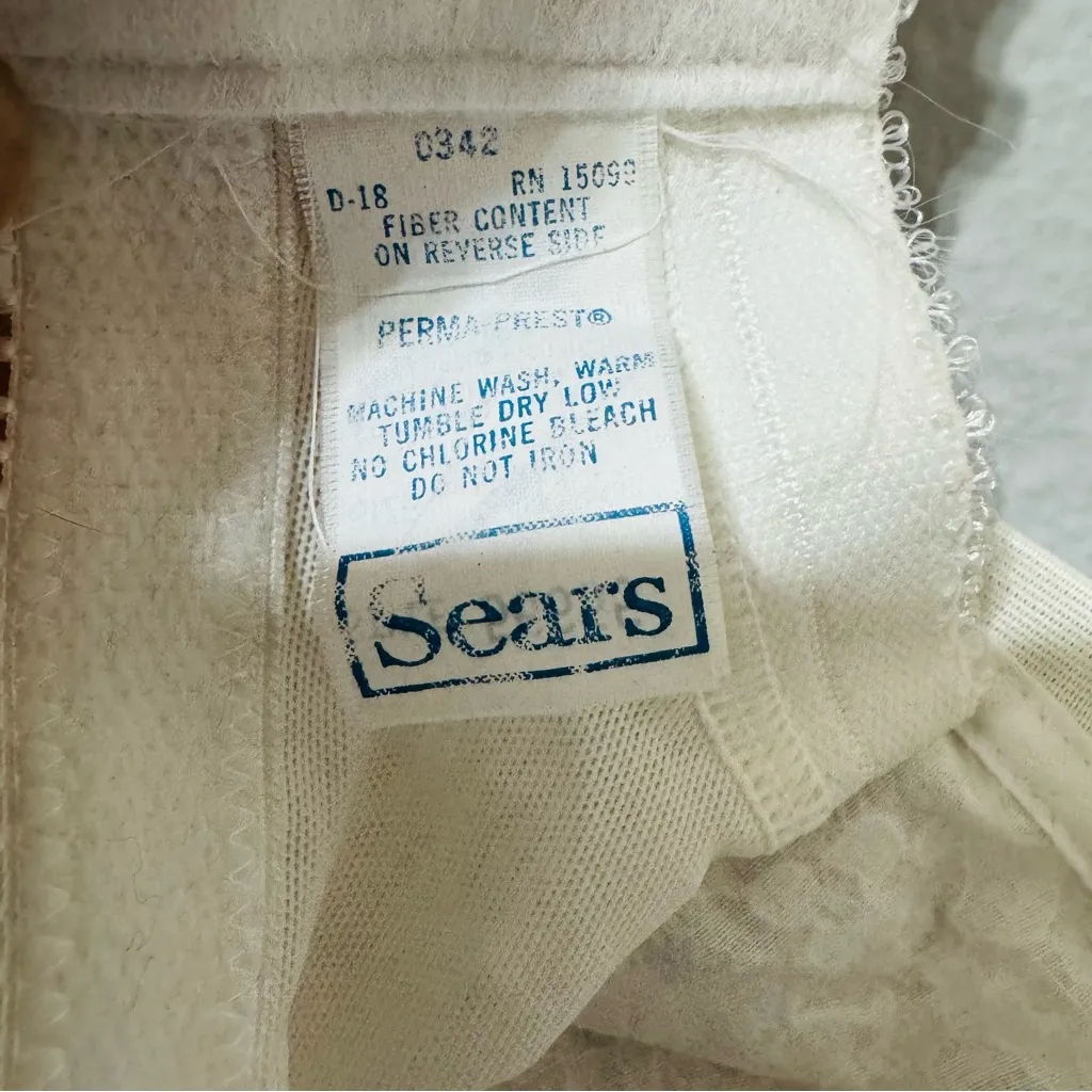 Vintage Sears Cream Timeless Comfort All - Image 13