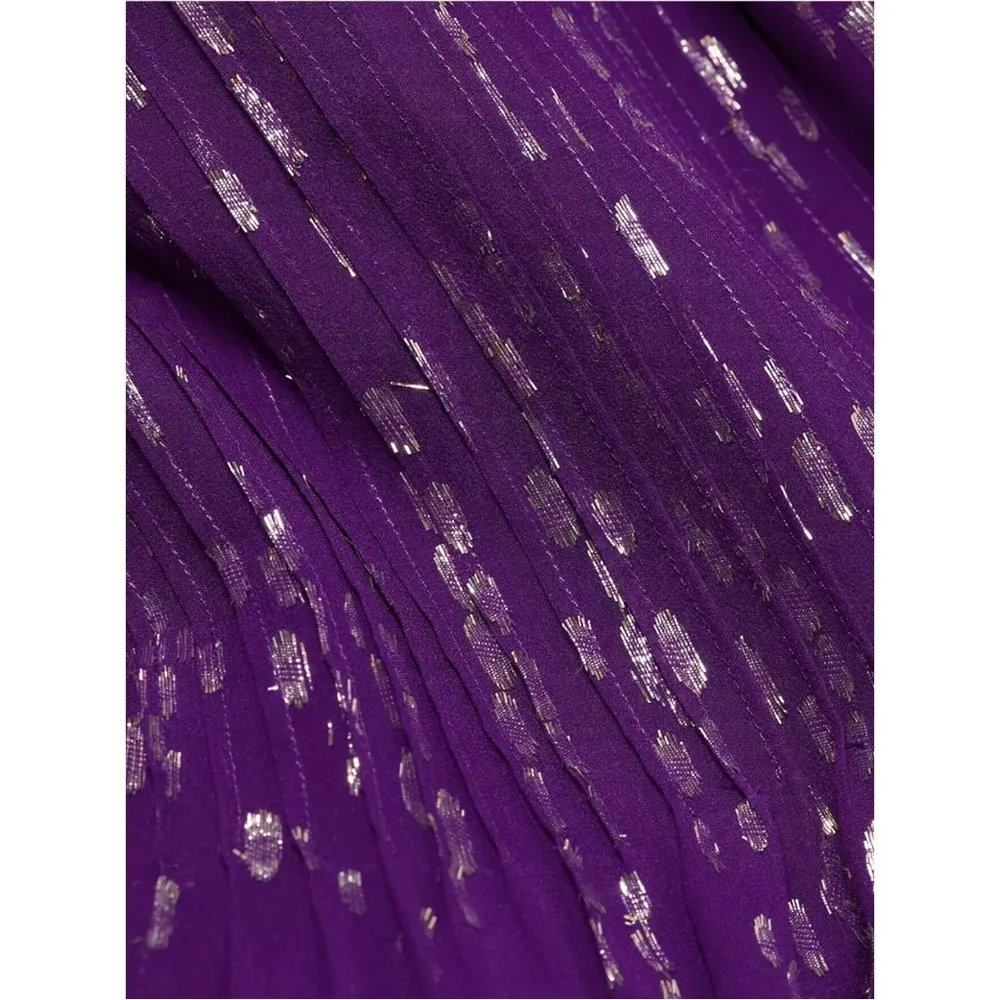 Lilly Pulitzer Cleme Silk-Blend Fish Clío Chiffon Mini Dress in Purple Berry - Image 6