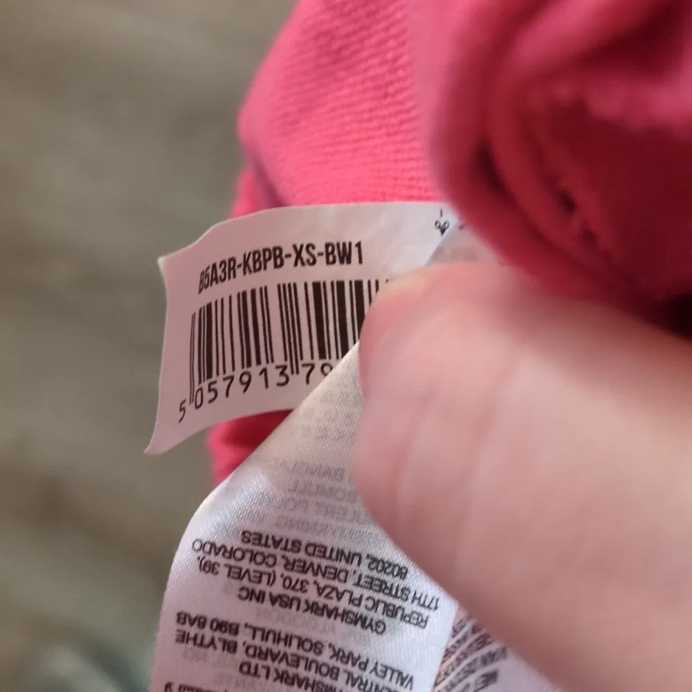 Gymshark Bright Fuschia Pink Fraction Sweat Shorts Size XS - Image 6