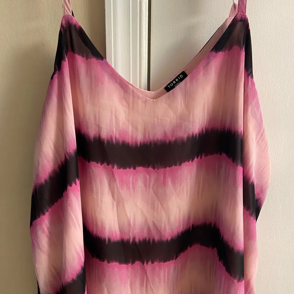 Torrid Sophie cami pink tie dye long line 2X - Image 3