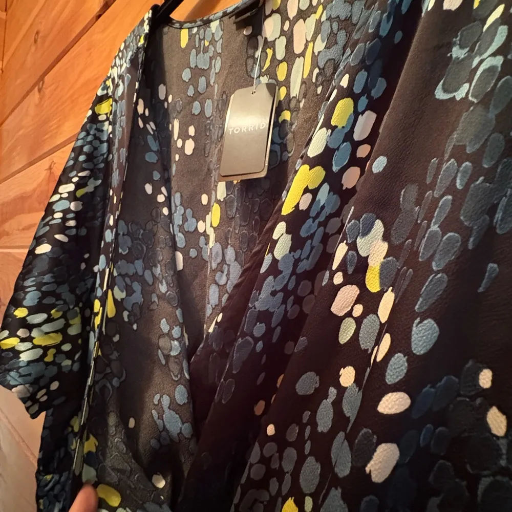 Torrid  wrap dress with flutter sleeves. NWT - Image 4