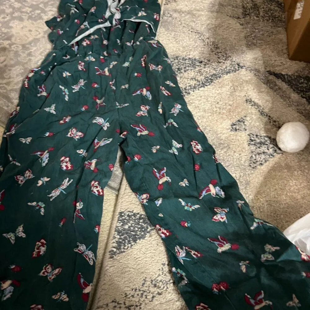 Matilda Jane Jumpsuit Evergreen Dream Ruffle Sleeve Size Small - Image 10