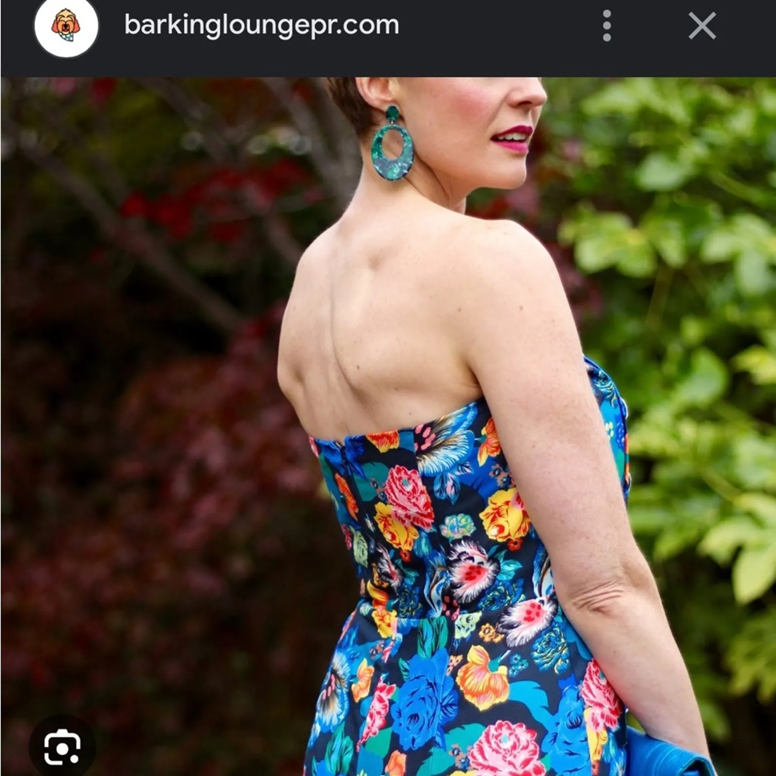 Blogger fav ASOS Floral flare jumpsuit strapless - Image 12