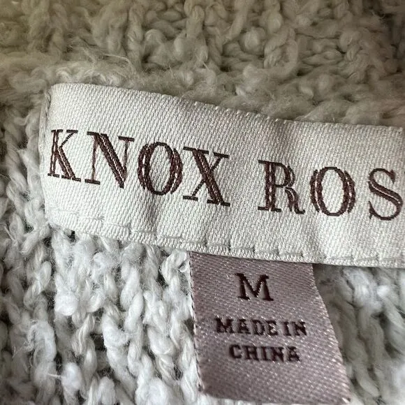 Knox Rose‎ Women's Mock Turtleneck Marled Pullover Sweater  Size Medium Chunky - Image 2