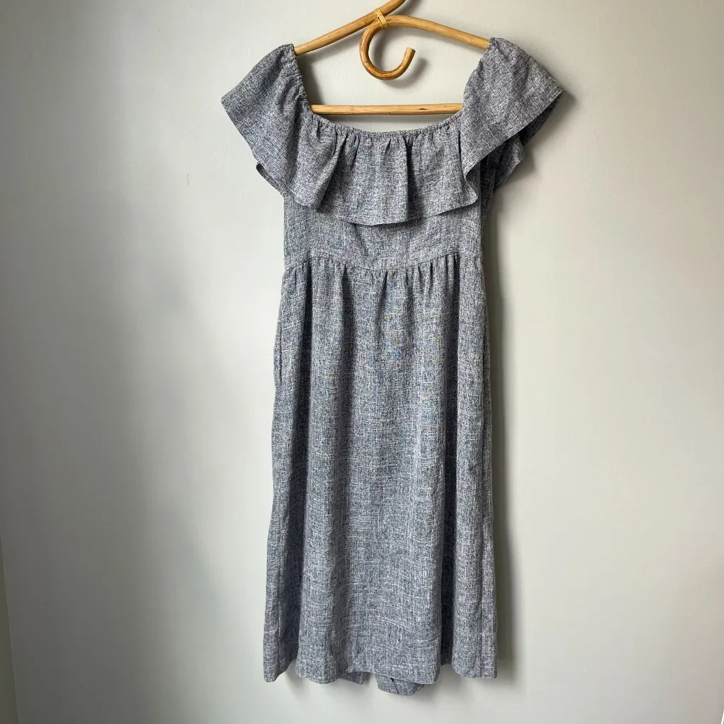 Frnch Off The Shoulder Midi Dress Women's XS - Image 3