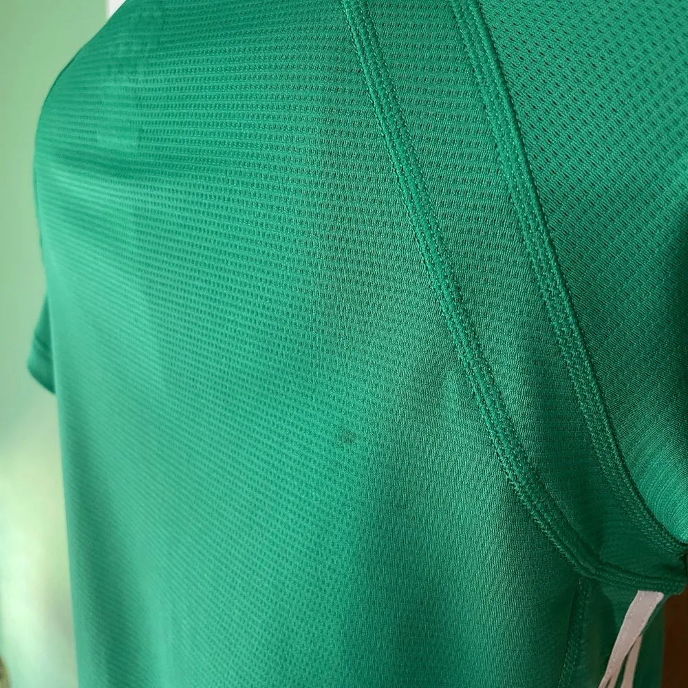 Y2K NASCAR Adidas Climalite 365 Dale Earnhardt Jr #88 V Neck Shirt - Sz S 💚🎀 - Image 6