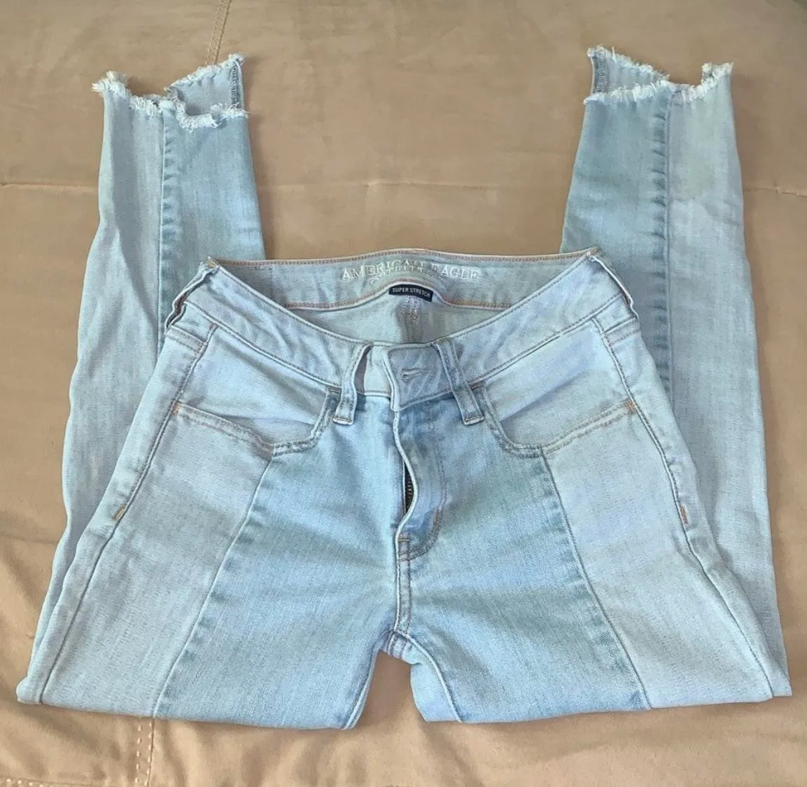 American Eagle Outfitters Two Tone Jeans - Image 4