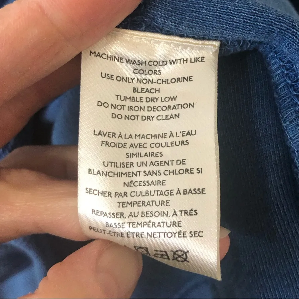 NWOT Free People Willow Polo Shirt in Rinsed Cobalt - Size XS - Image 5