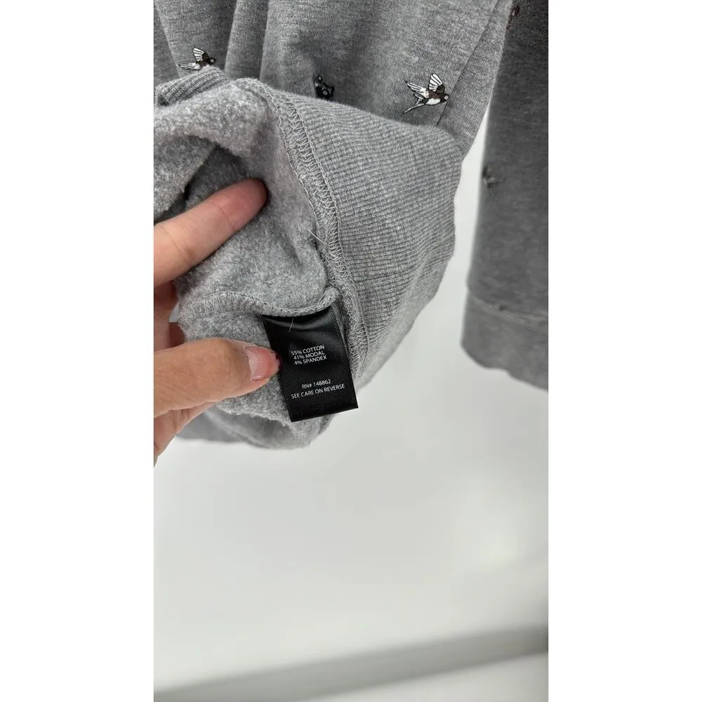 Torrid Christmas Gray Pullover Sweatshirt fall animal Novelty Print Crewneck 2x - Image 6