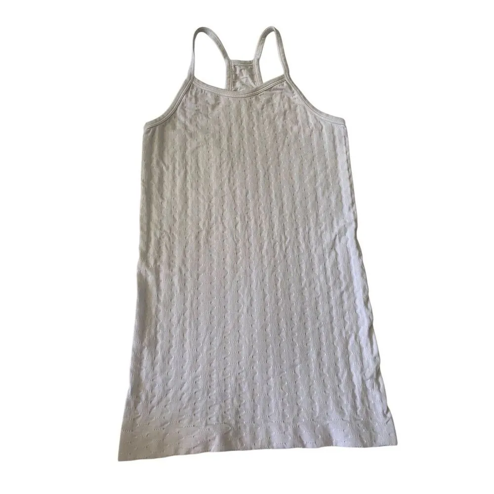 Athleta Spaghetti Strap Racerback Tank Top Textured Sports Athletic Athleisure S - Image 7