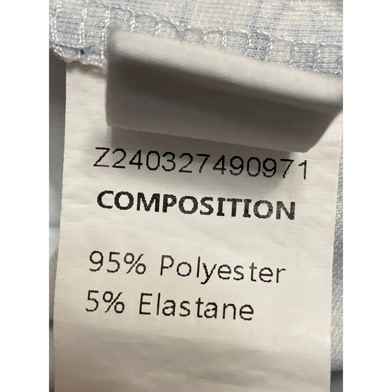 Yozy Blue White Scenic Print Pleated High Rise Mini Wide Leg Casual Shorts Sz L Size L - Image 4