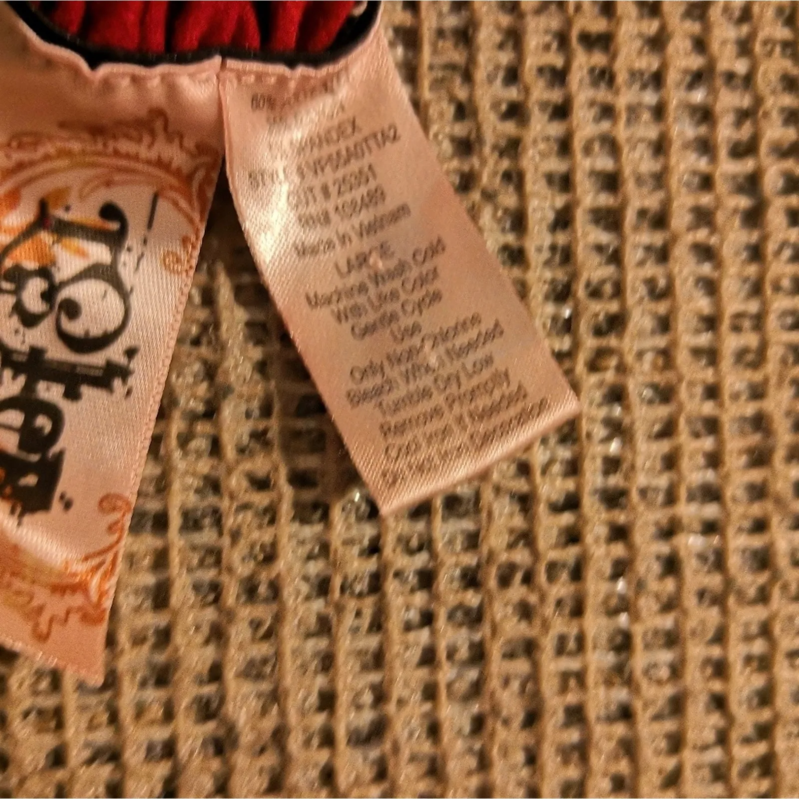 Esther Red/Silver Sleeveless Ruffled Racerback Mini Dress L Boho Coquette Girl Red Size L - Image 11