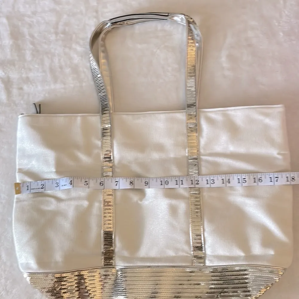 Victoria’s Secret’s Ivory gold Sequence Tote Bag - Image 5