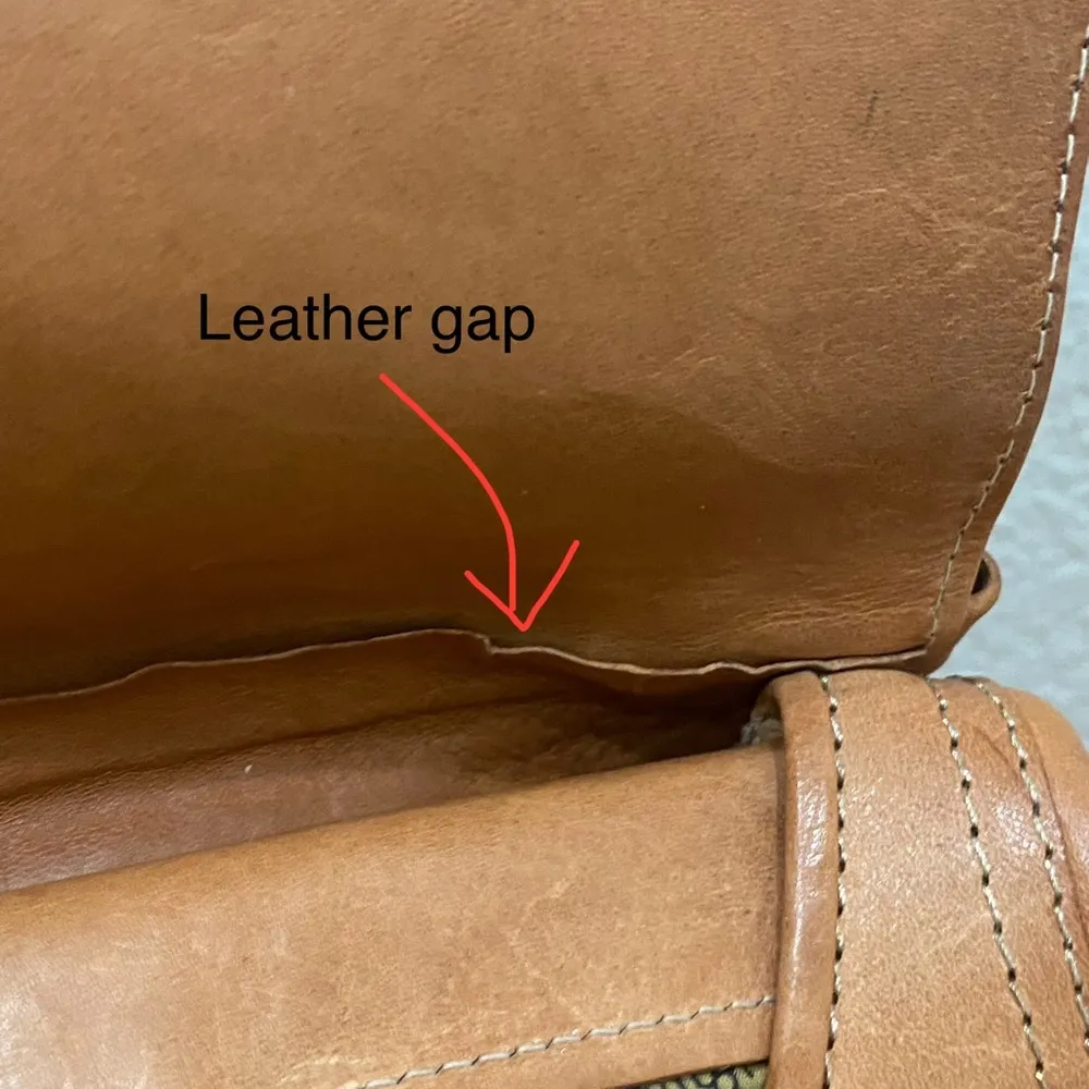 EL VAQUERO Pink Label Brown Leather Studded Handcrafted Saddle Crossbody Bag - Image 16