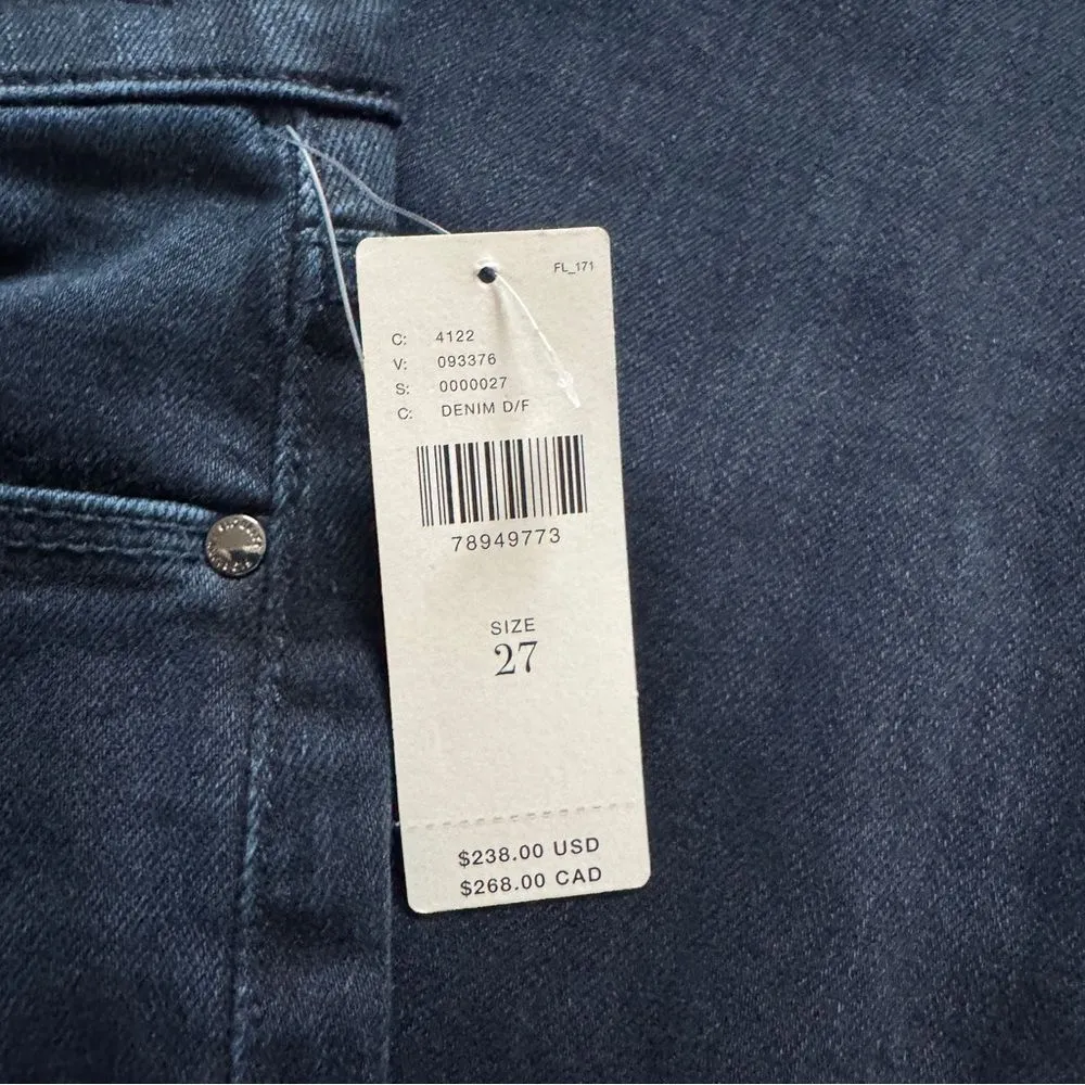 Fidelity Katie High Rise Classic Flare Empress Blue Jeans Size 27 NWT - Image 7