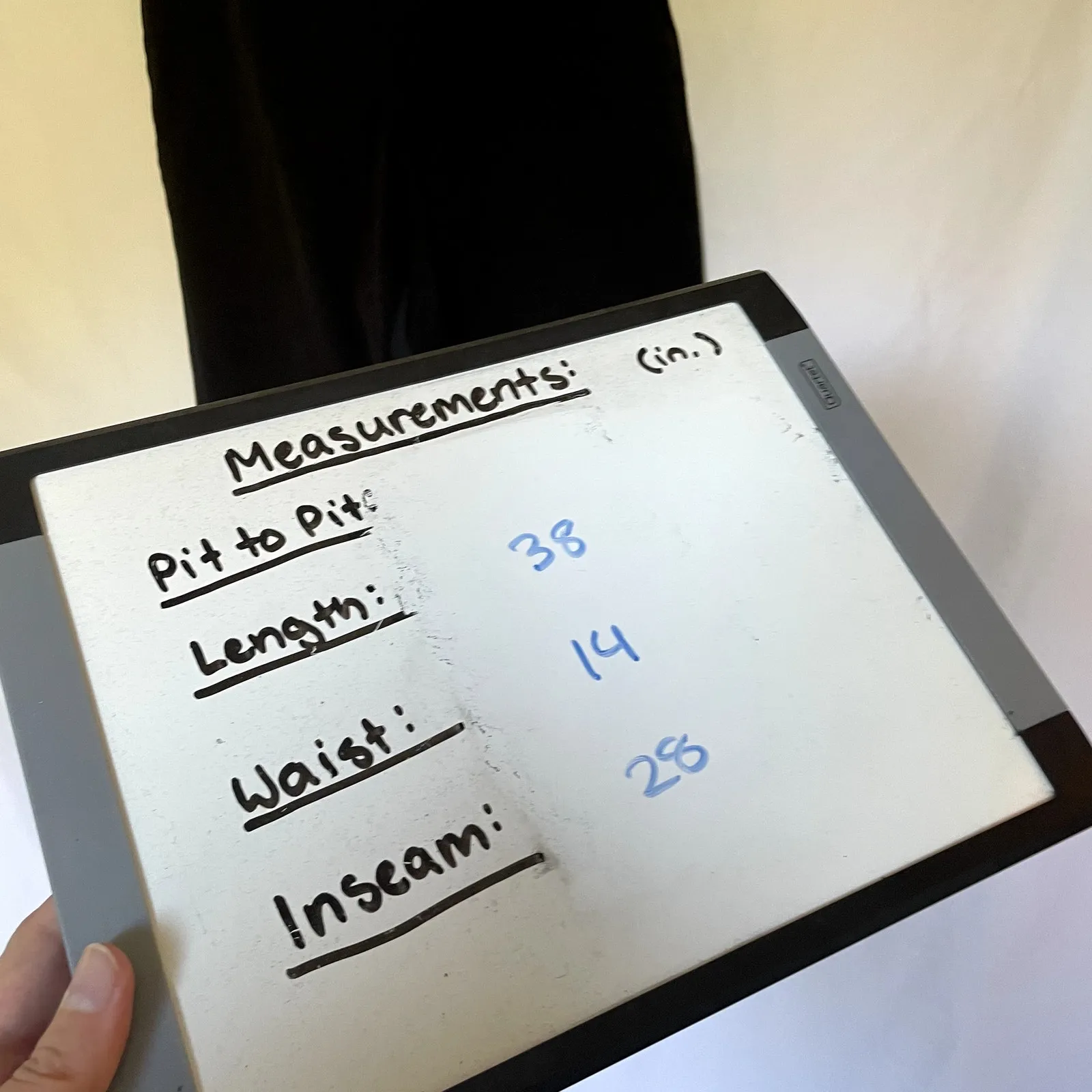 Eddie Bauer stretch black trousers women's pants size 6 cotton side zip comfort - Image 3