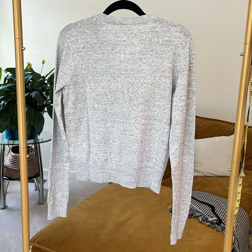 H&M gray cardigan sweater size extra small - Image 2