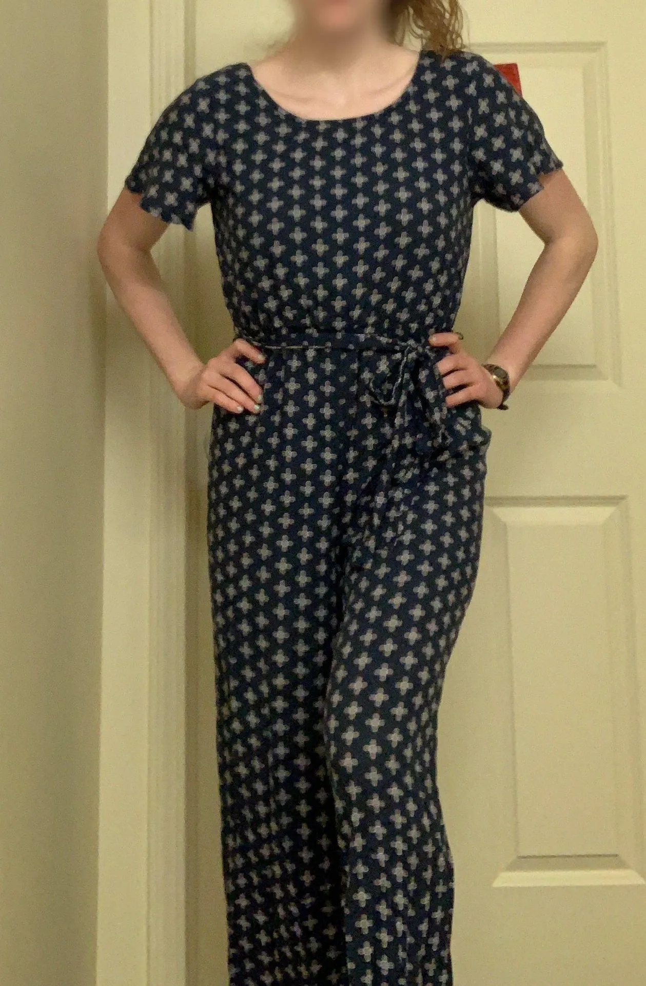 Francesca's Blue Jumpsuit - Image 3