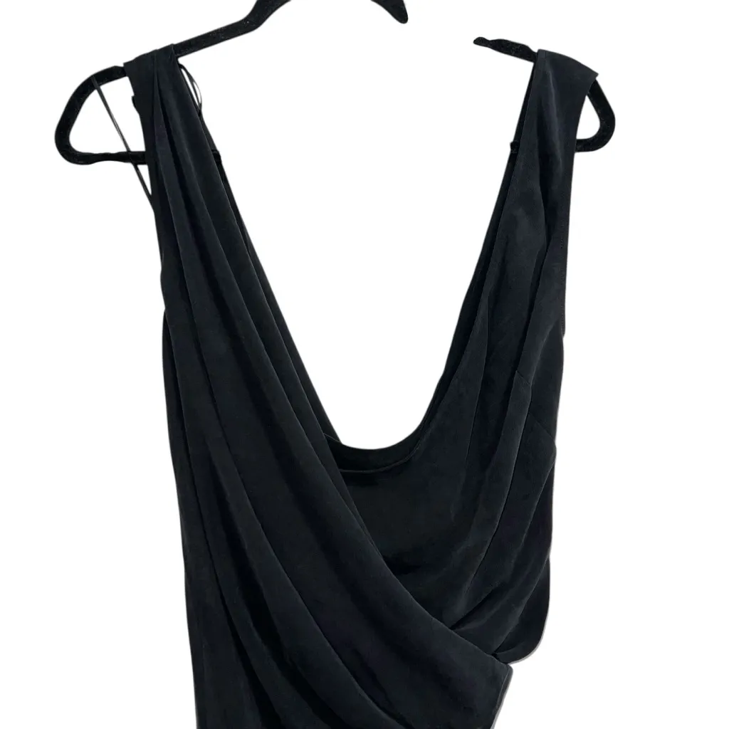 NEW NWT St. Agni Layered Drape Dress Maxi Dress In Black - Image 4