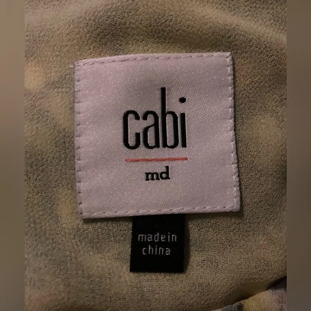 Cabi-‎ Yellow and blue Positano Floral Layered Tank Top Size Medium - Image 6