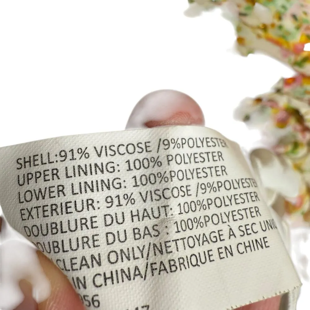 Shoshanna Remy White Orange Floral Print Strapless Sweetheart Maxi Dress Size 4 - Image 11