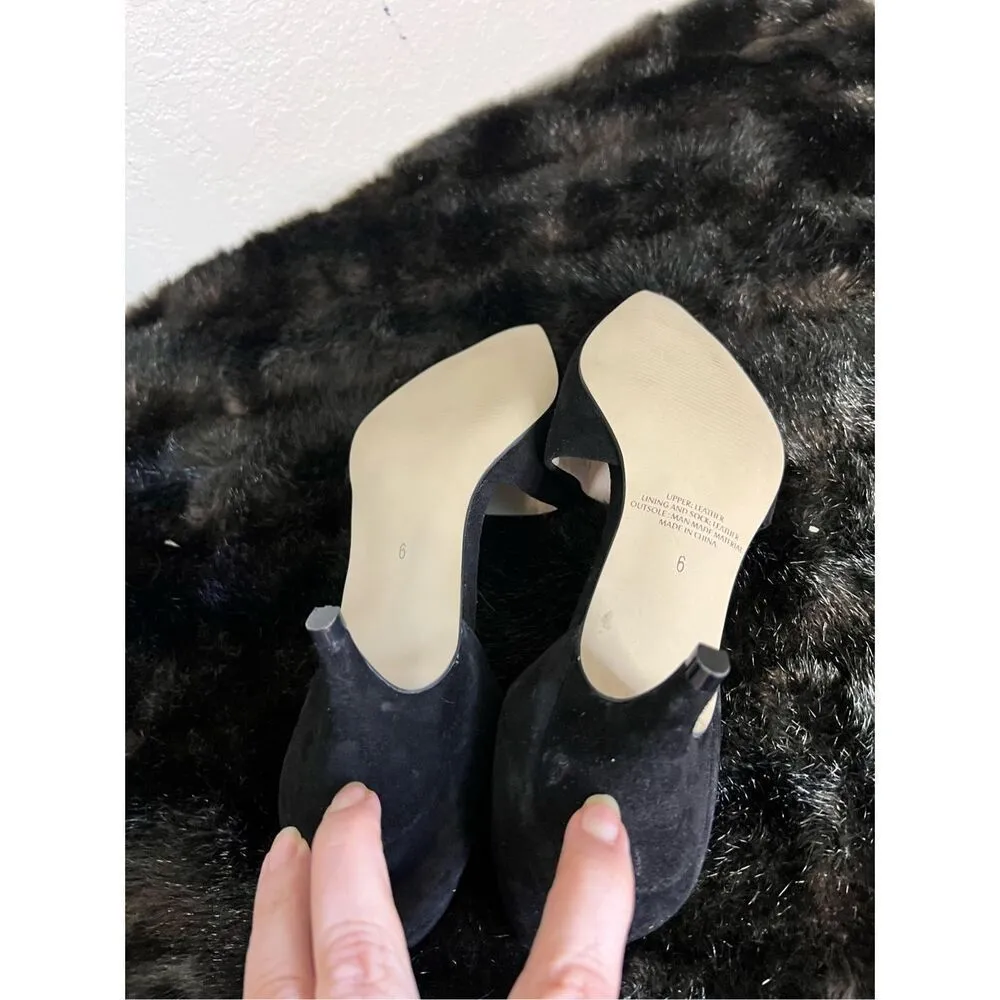 J Jill black suede pump heels 6 - Image 5