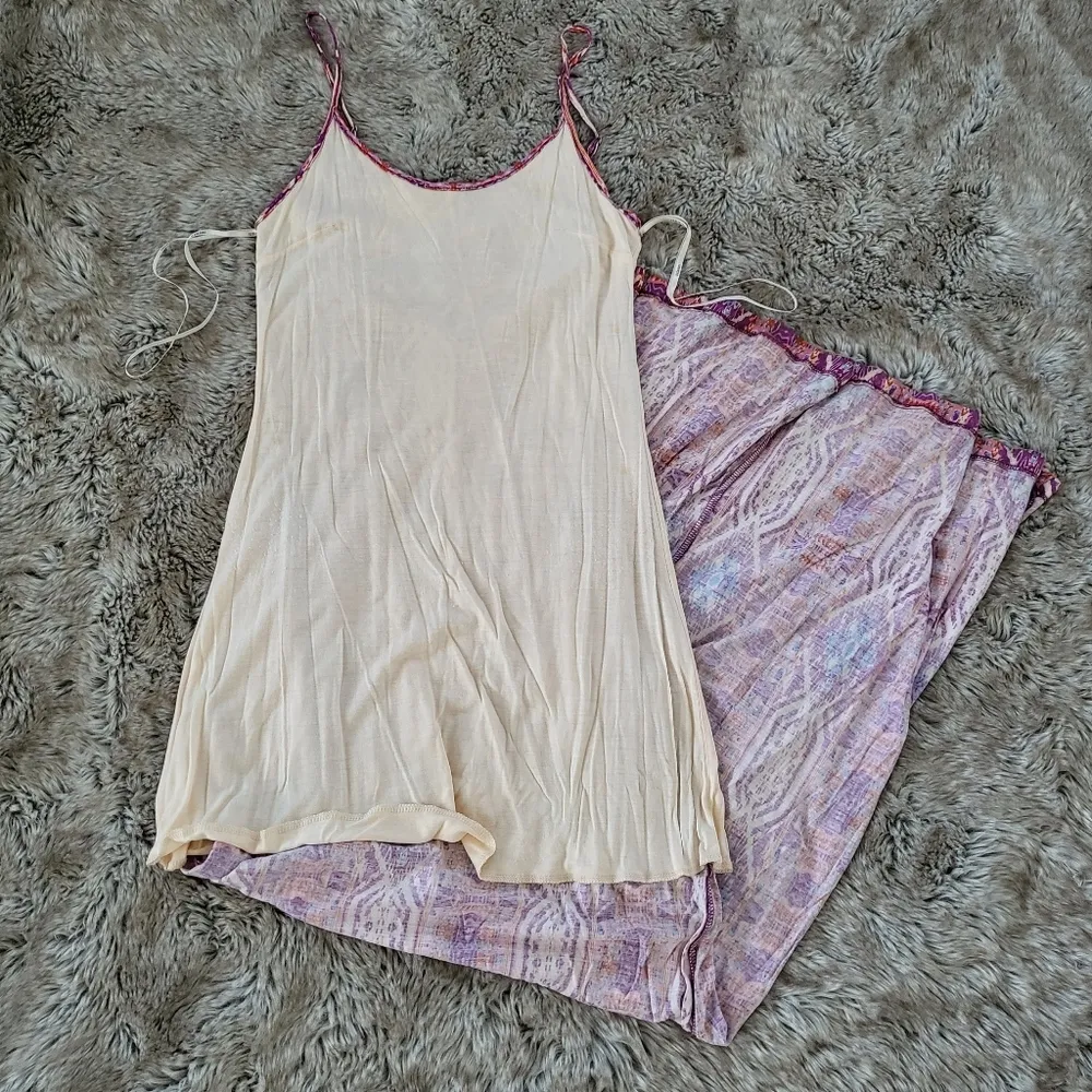 Forever 21 Colorful Kaleidoscope Print  Spaghetti Strap Maxi Dress Size Small - Image 9