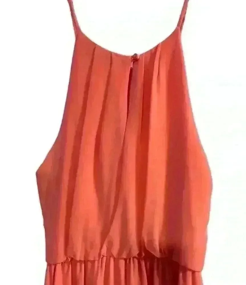 Aina be Women's XS Pink Sleeveless Pleated Summer Dress Casual Short - Image 2