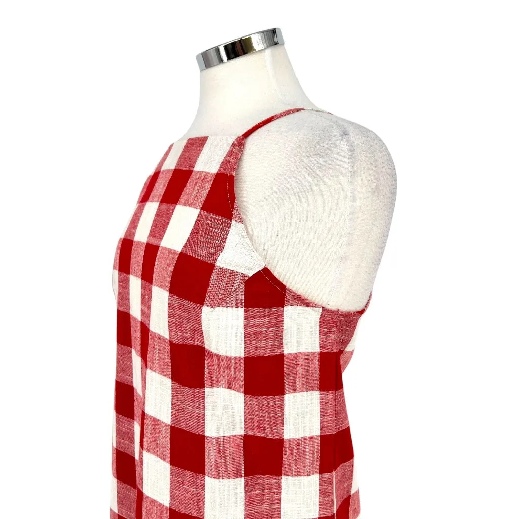 Sugarlips Picnic Dress Red Gingham Mini Size Medium NWOT - Image 3
