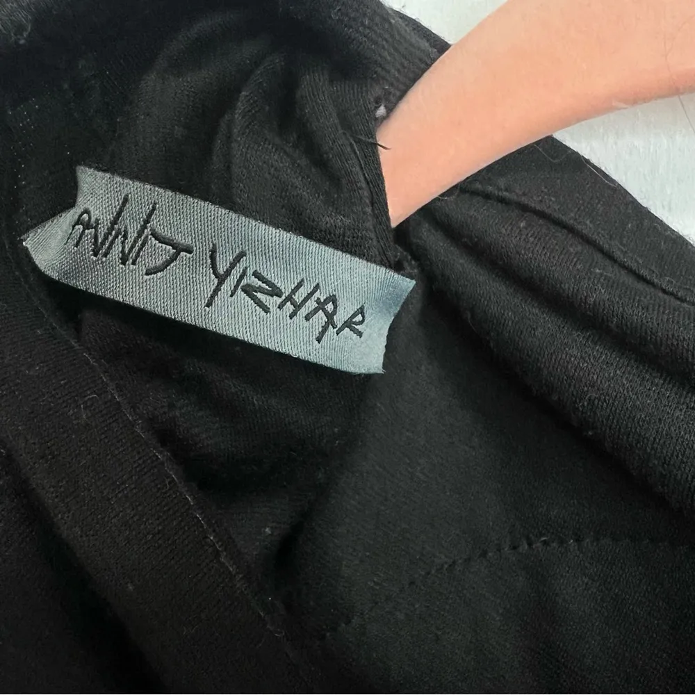 Avivit Yizhar Shirt Cropped Dolman Sleeve Shrug Boho Artsy Mock Neck Black Size undefined - Image 7