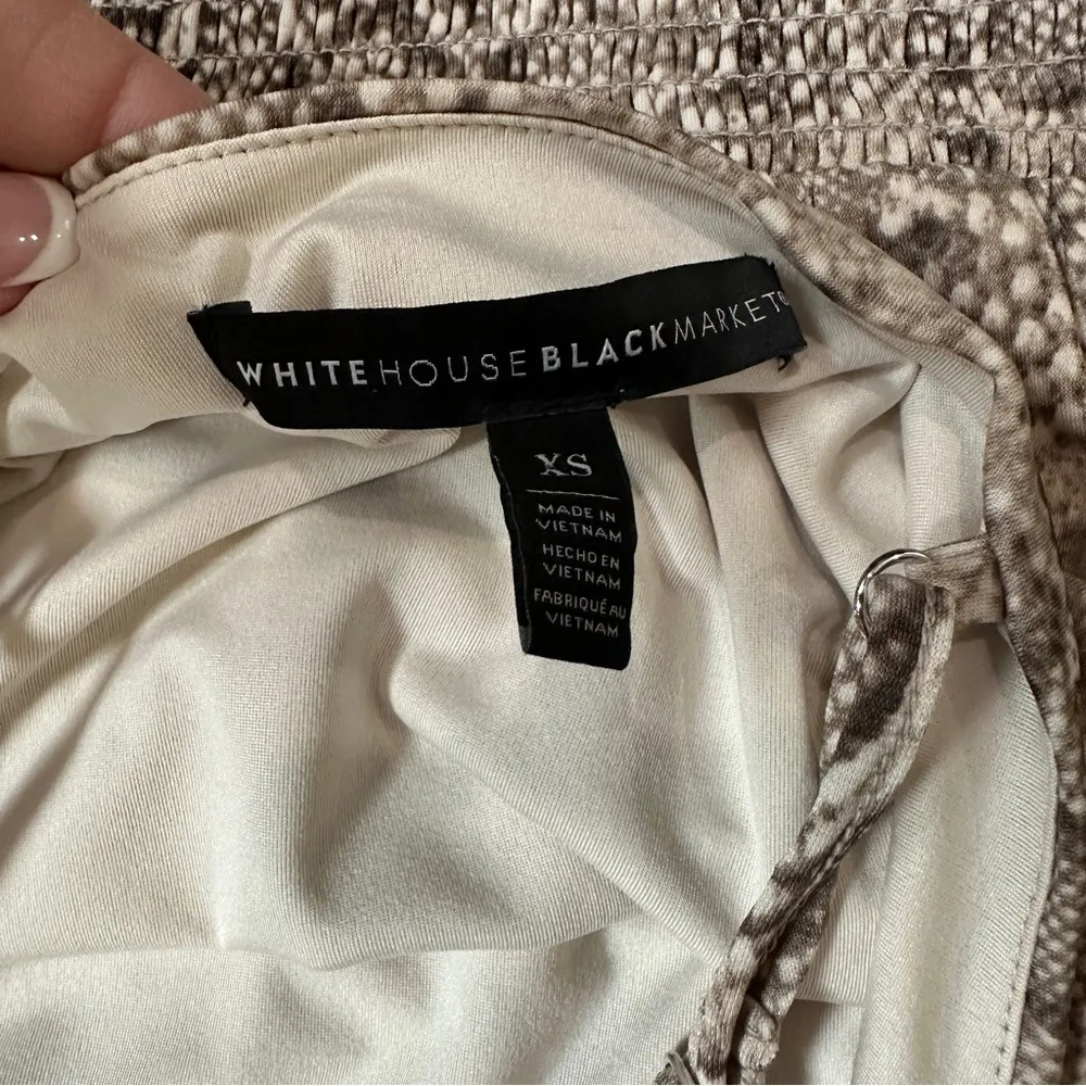 White House Black Market XS Snake Print Camisole - Image 8