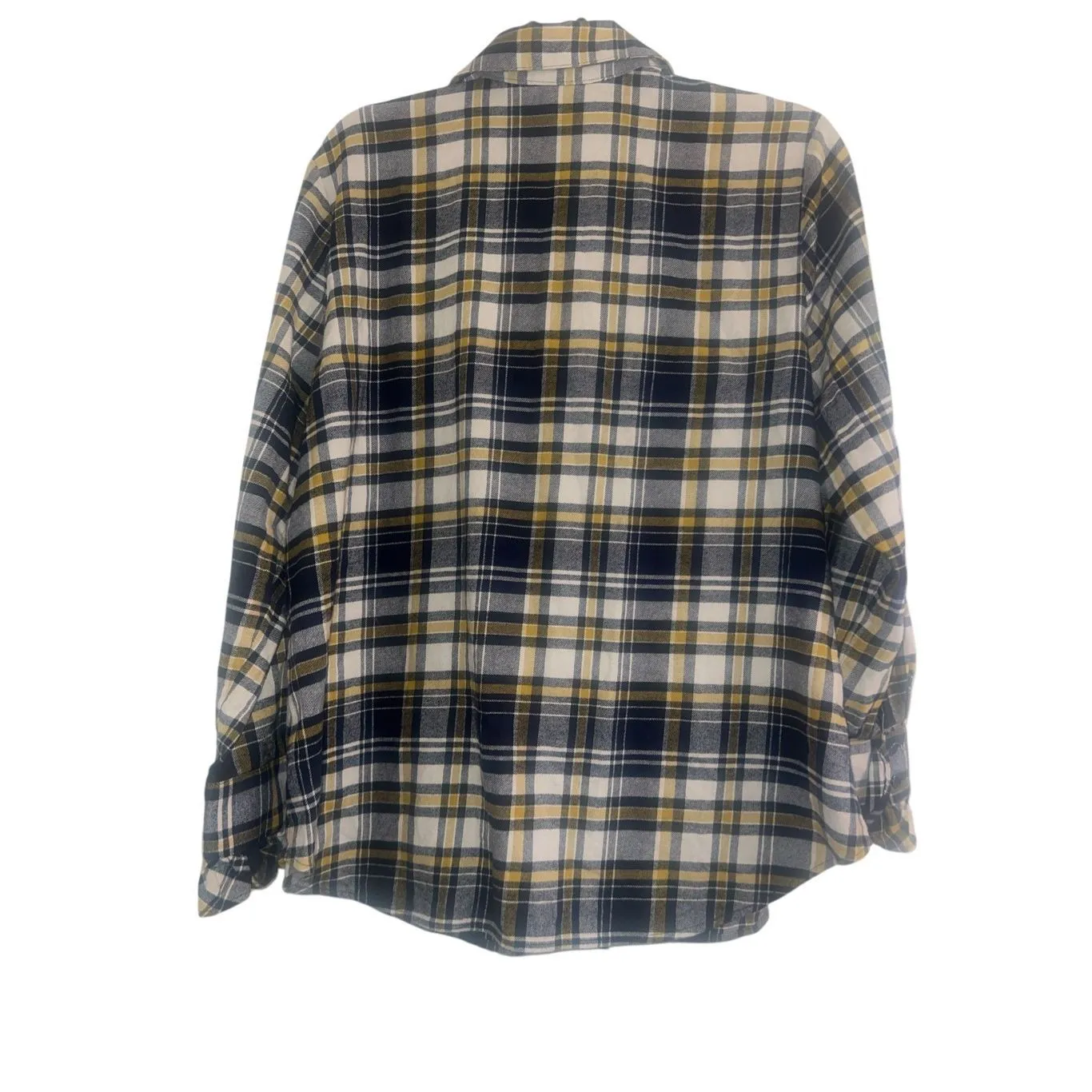 ✨Cabi Seattle Ruffled Flannel Sz Large Shirt✨ - Image 7