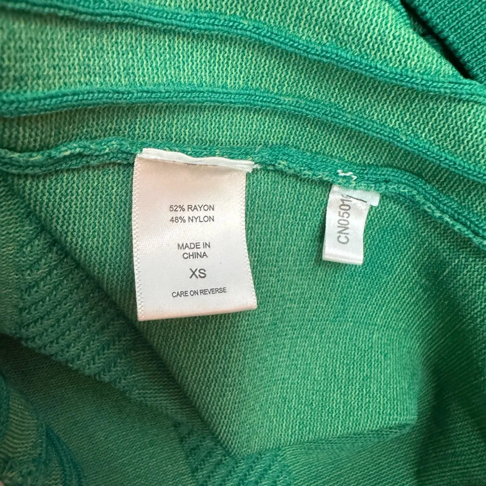 Gabrielle Union Green Ribbed Sleeveless Bodycon Sweater Dress Size Large. A7 - Image 15