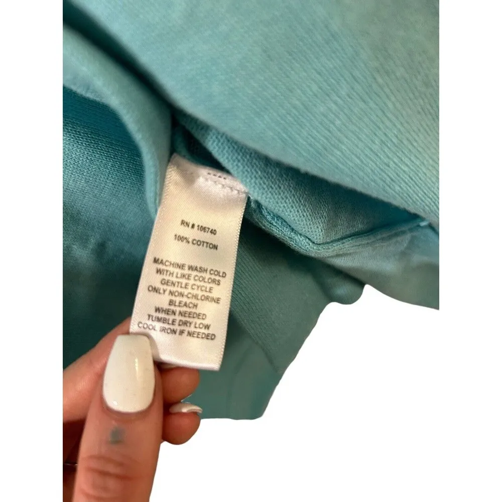 Chadwicks Women's Button Front Cardigan Blue Size Petite Small PS New - Image 3