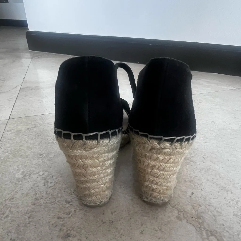 Marc Fisher Black Espadrille Sandals - Image 5