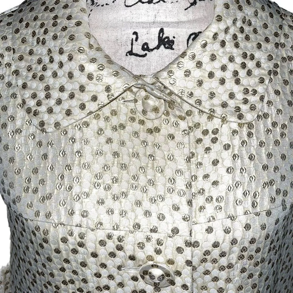 NY Collection off-white gold short jacket XL‎ - Image 2