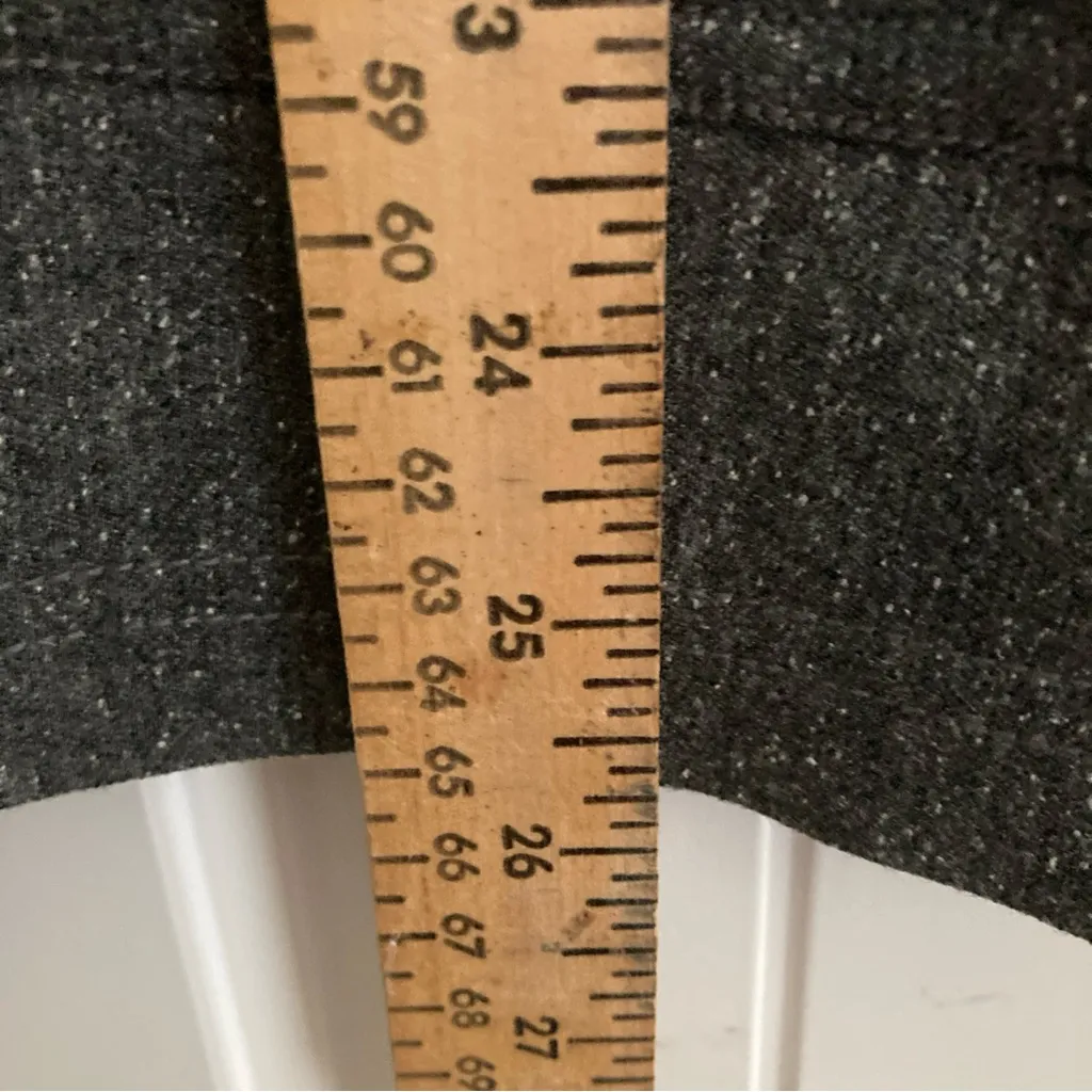 J.Jill Stretch Button Lined XL Rayon Wool Silk Cardigan Gray Office - Image 10