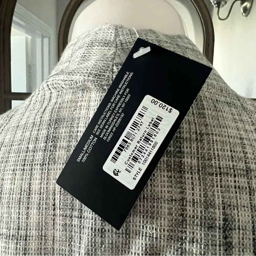 Hudson Park Collection Strié Print Waffle Bathrobe, Size L/XL New w/Tag - Image 5