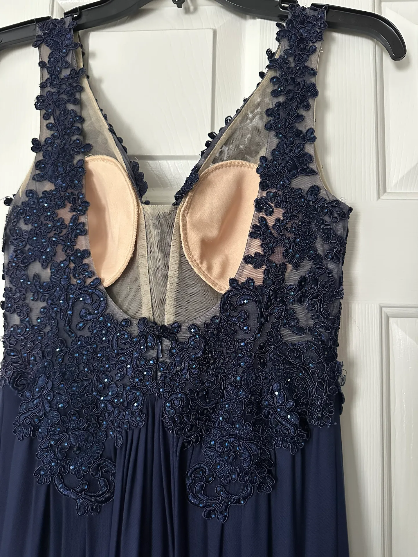 Navy Blue Formal Prom Dress - Image 6