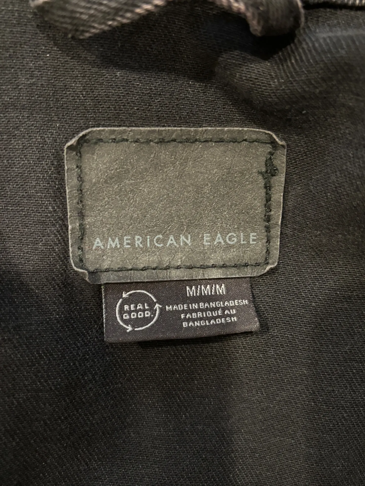 American Eagle Black Denim Jacket - Image 2