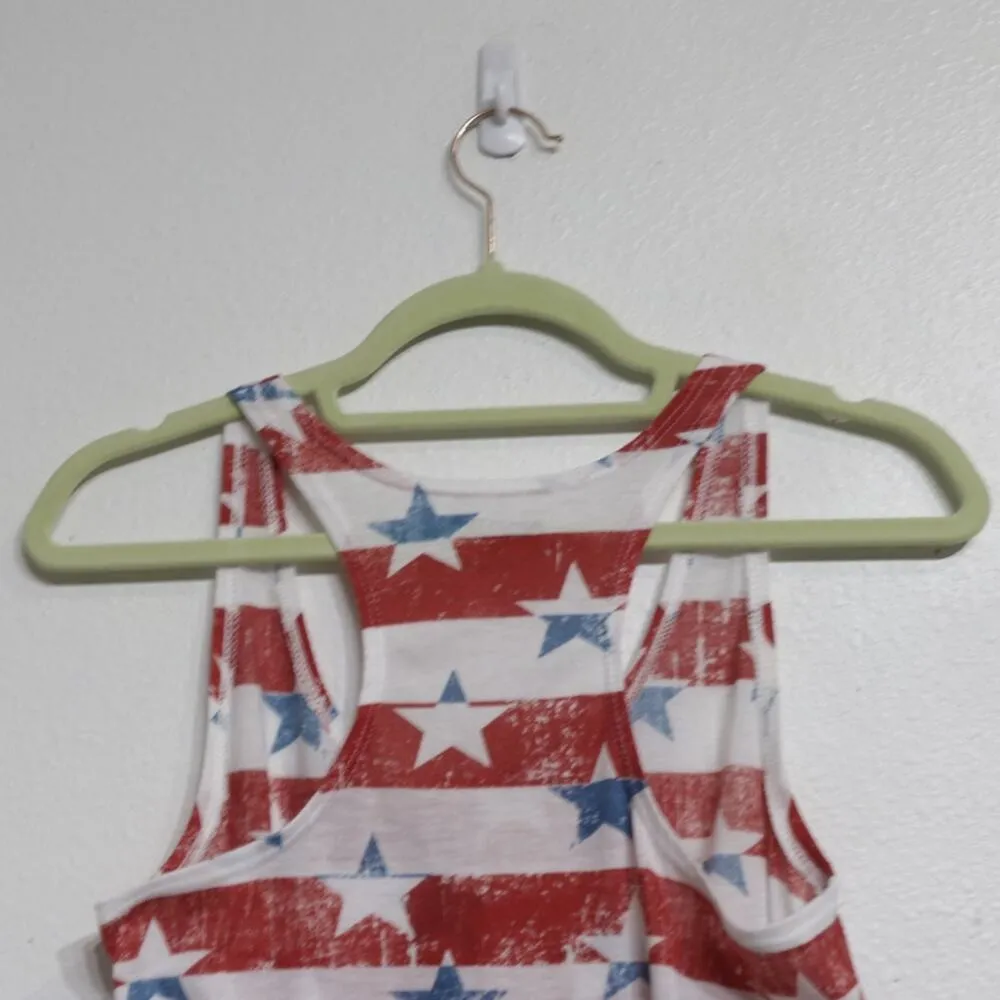 Arizona Jean Co Stars Stripes Tank Sz M - Image 8