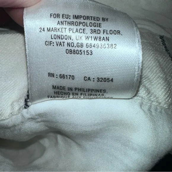 Anthropologie Akemi &‎ Kin Claudia Sleeveless Striped Linen Dress White size 2 - Image 11