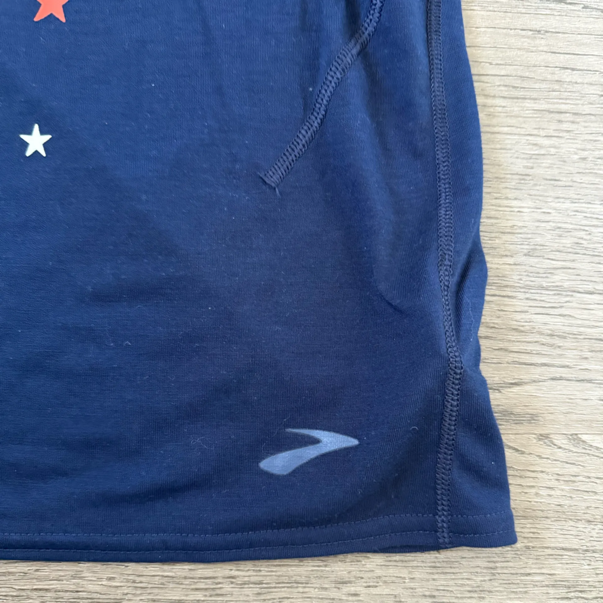 Brooks Women's Run USA Distance Tank 3.0 - Size L‎ - Navy Blue - NWT - Image 9