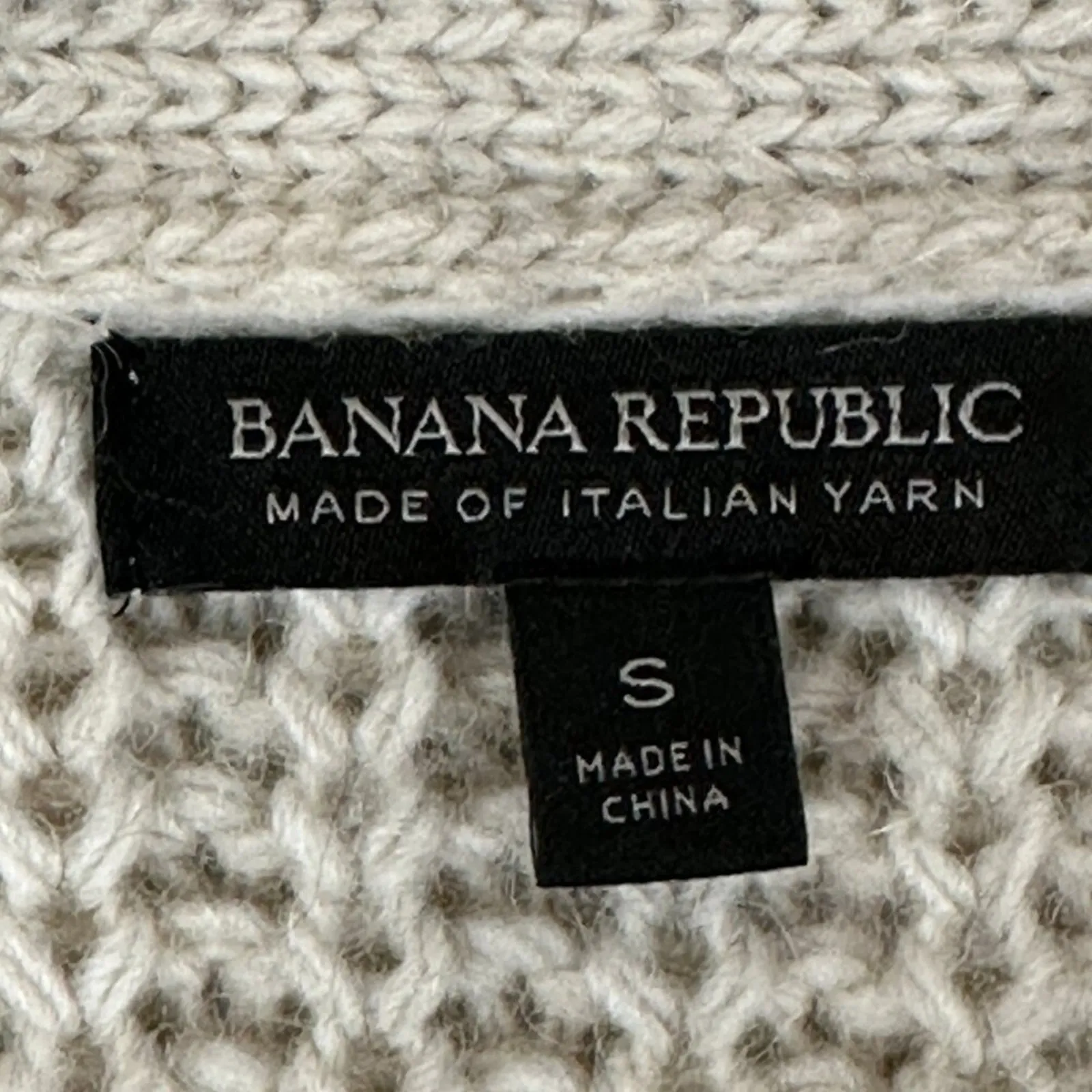 Banana Republic Cozy Long Cardigan Womens S Cream Wool Boho Grandmacore Neutral - Image 6