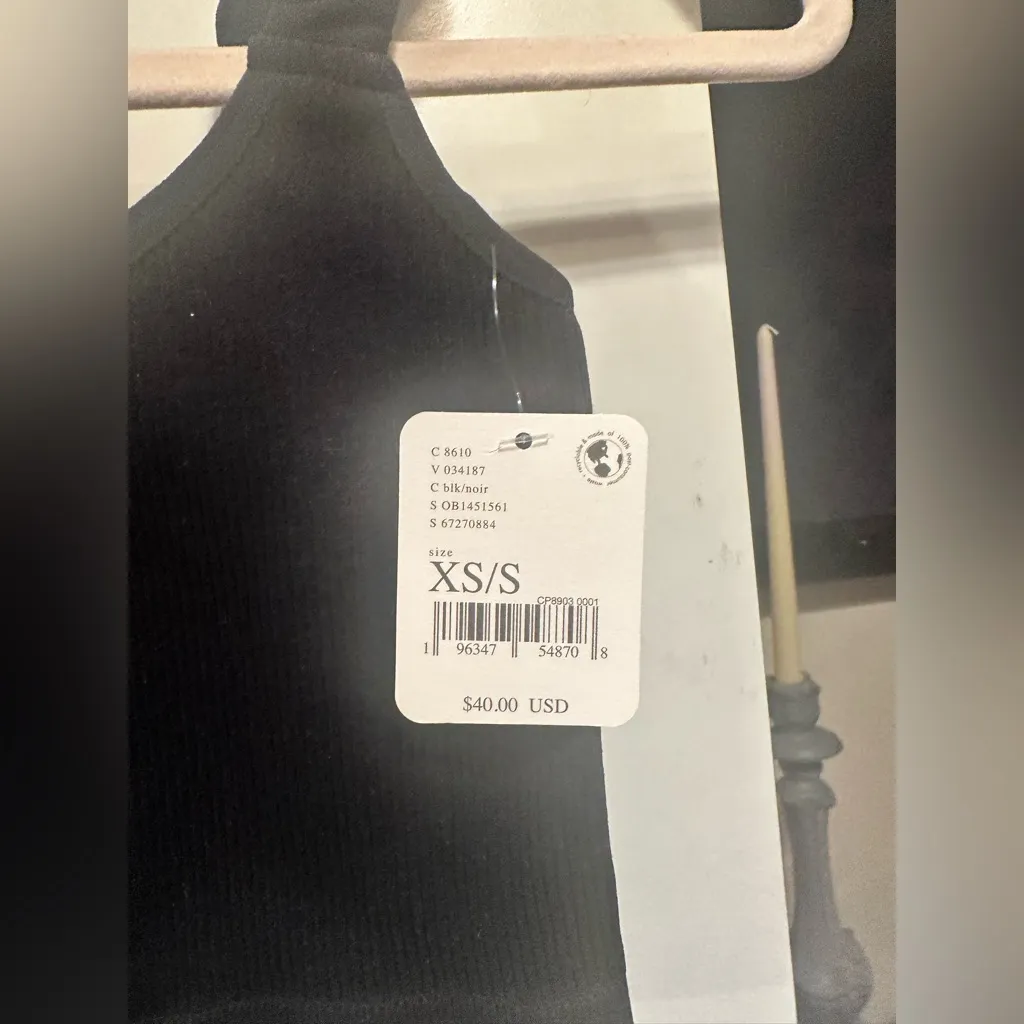 NWT Free People Movement Free Free Throw Fashion Cami In Black $40MSRP Size undefined - Image 9