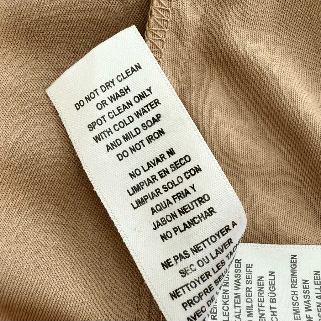 Adrianna Papell Off Shoulder Crunchy Bead Dress Antique Bronze Sz 16W NWT - Image 12