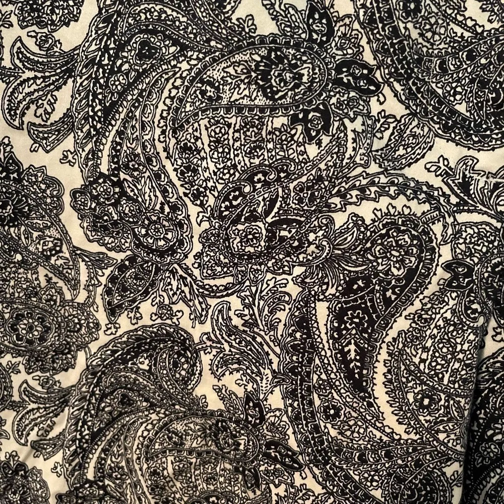 Talbots W Heritage paisley ankle stretch pants - Image 2