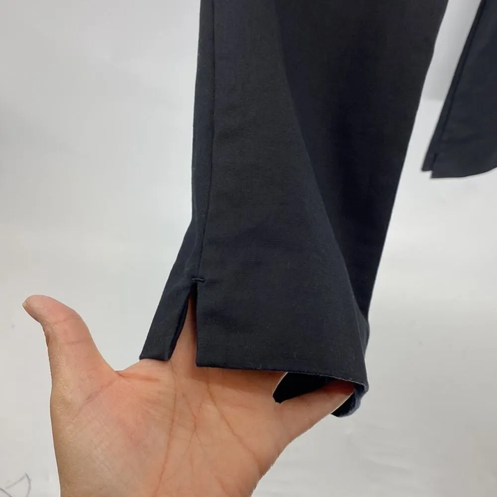 Boden black split ankle high waisted straight leg Office casual everyday sz 6 - Image 7