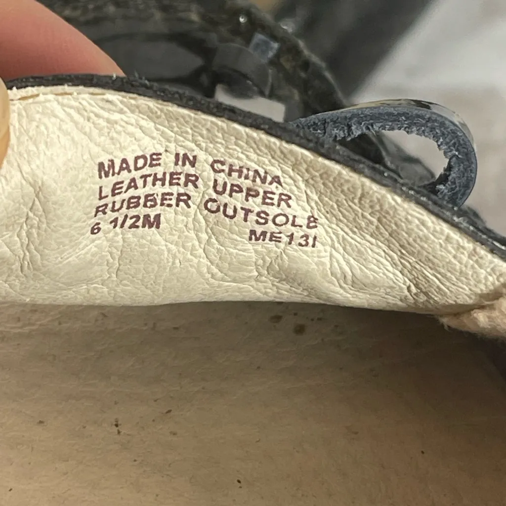 Michael Kors Black Snake Embossed Leather Loafers Bow Moccasins Size 6.5M - Image 8