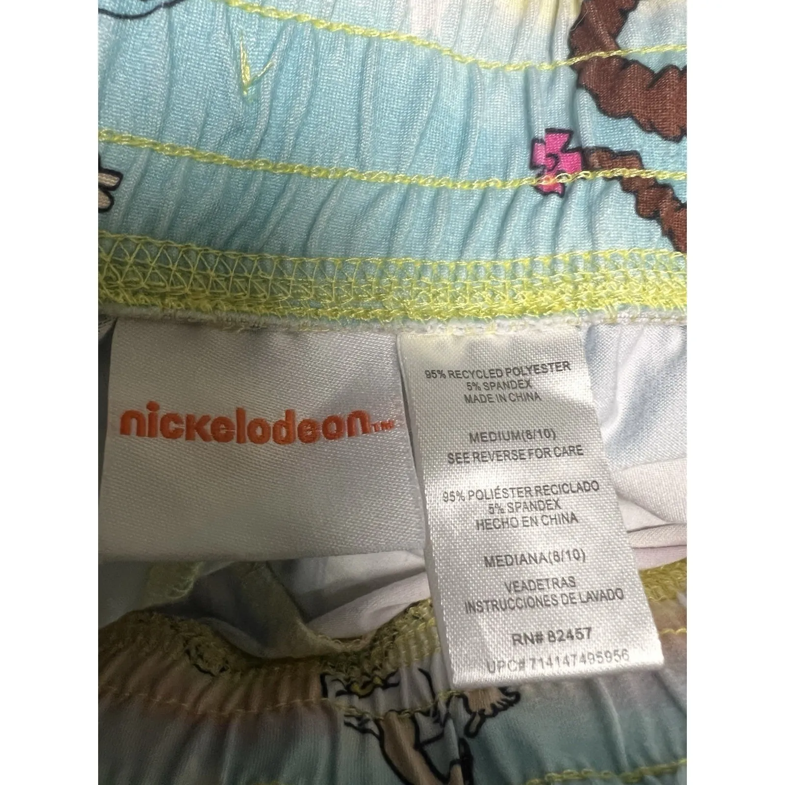 025-004 Rugrats Pajama Pants Women Medium‎ Knit Pockets Lounge M PJ - Image 4